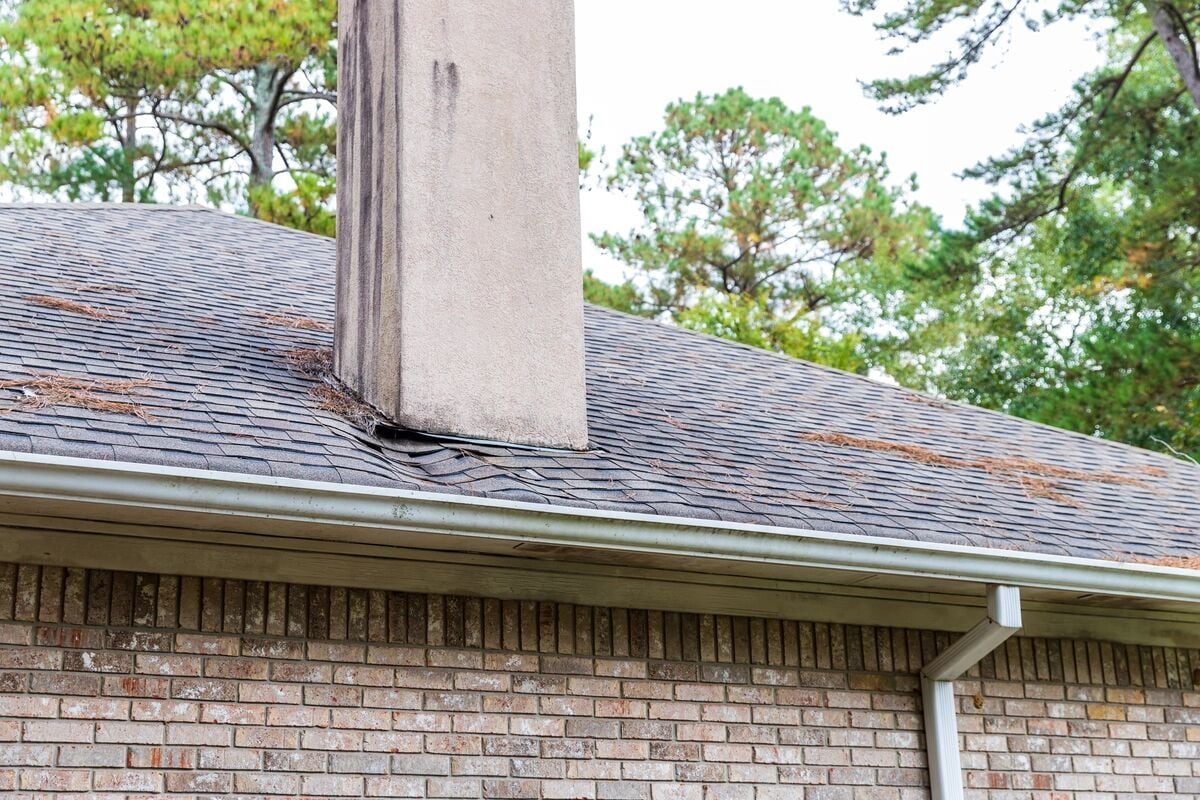 a roof close view